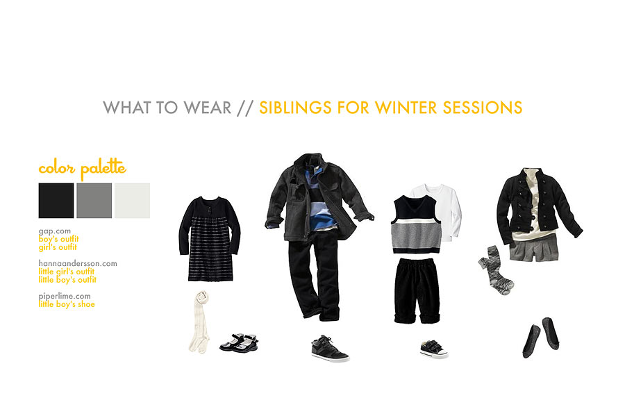 what to wear for winter photo session
