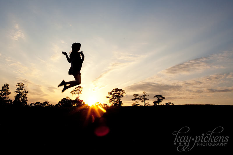 sunset silhoutte shot