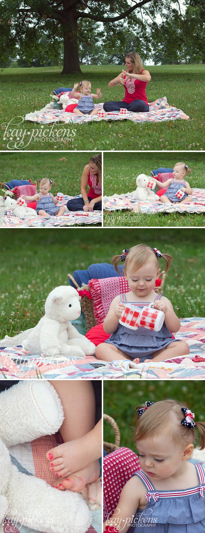 picnice with a teddy bear