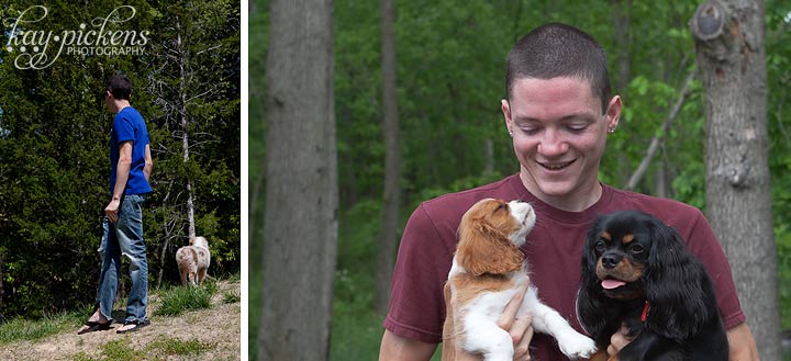 a boy and his dog