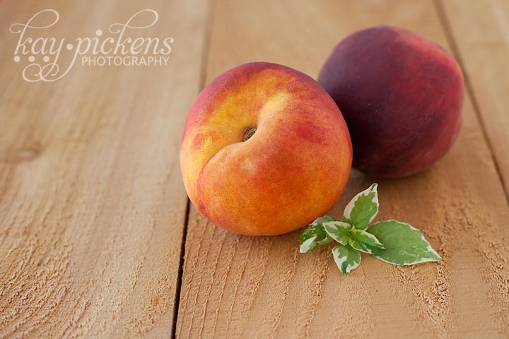 peaches for frozen yogurt