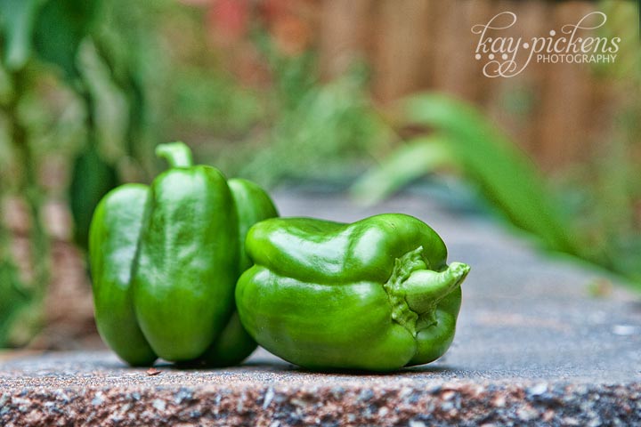 green peppers HDR topaz adjust